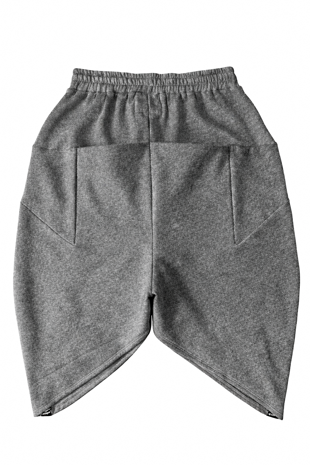 DARK GREY TWISTED SHORTS