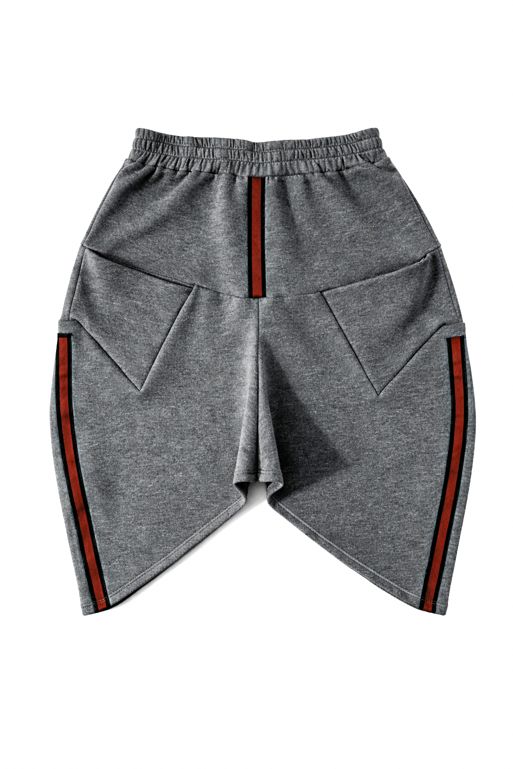 DARK GREY TWISTED SHORTS