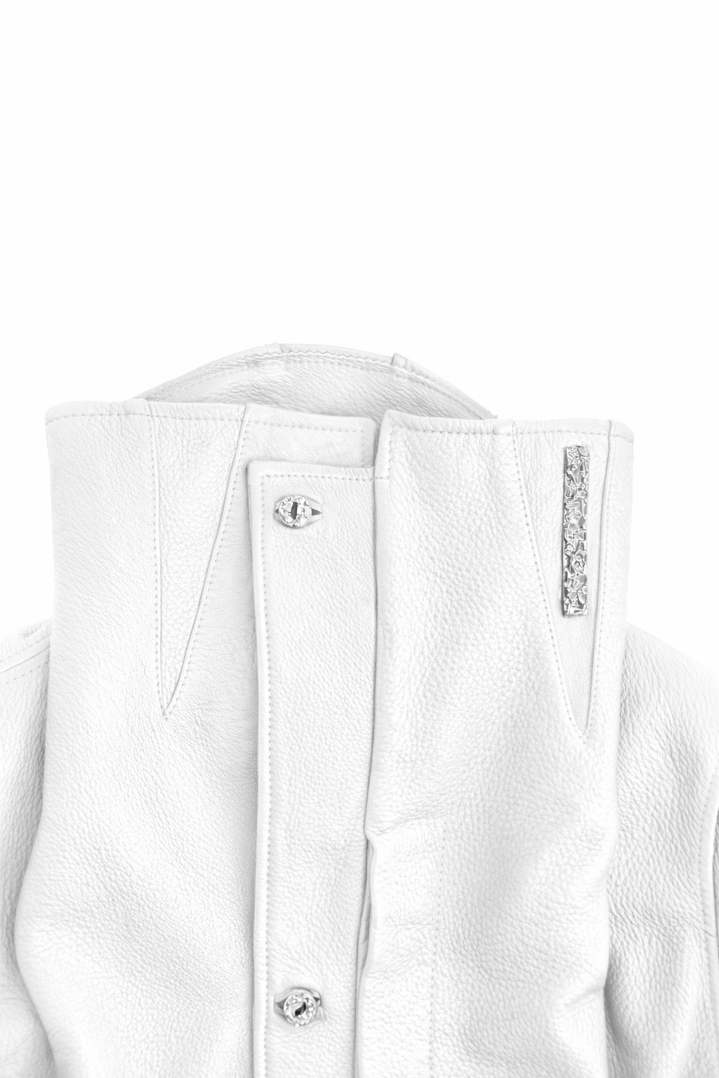 WHITE COLAR COAT