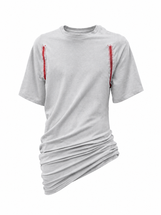 TWISTED TOP " LIGHT GREY "