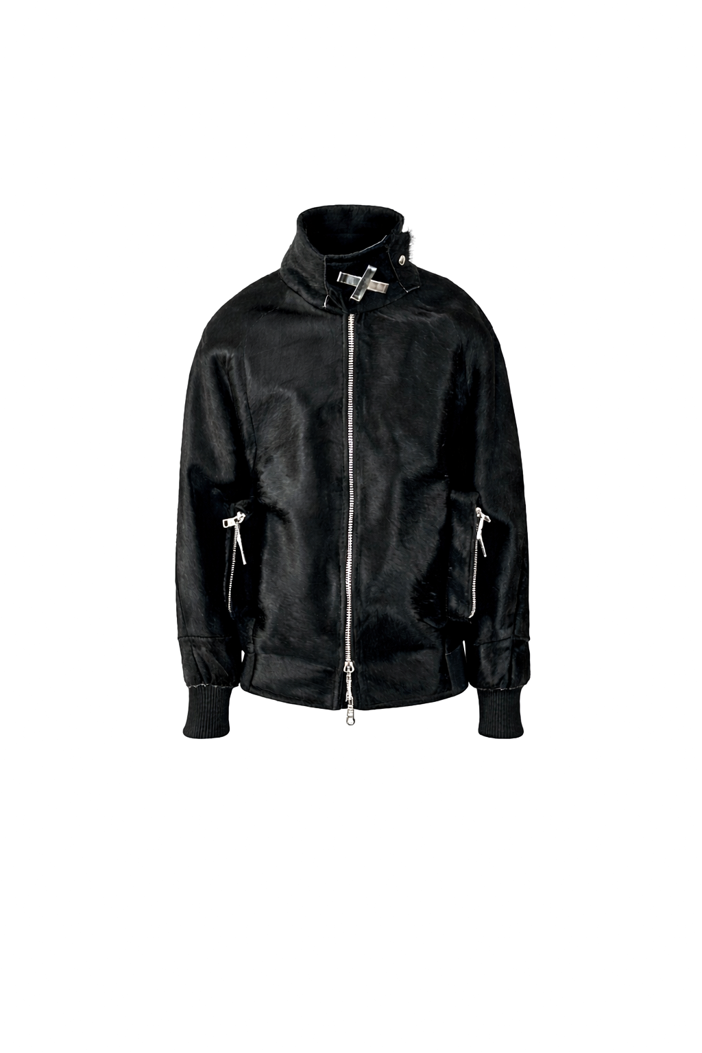 HAIRY BOMBER JACKET