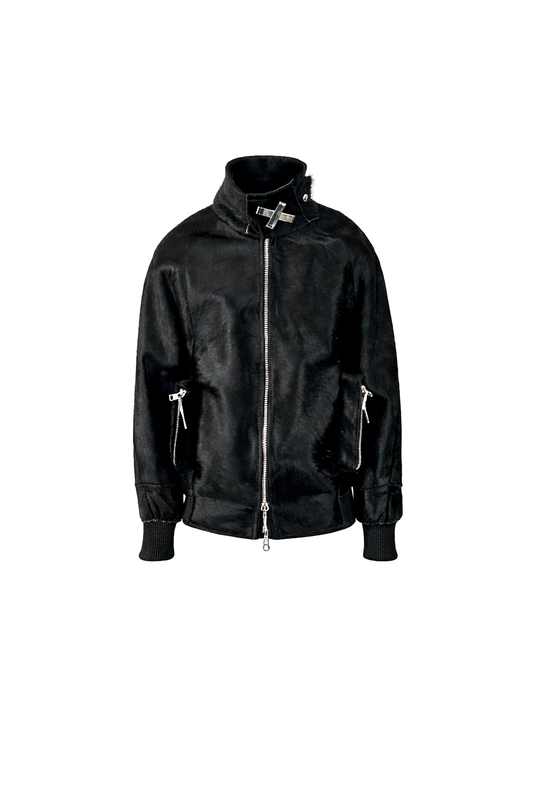 HAIRY BOMBER JACKET