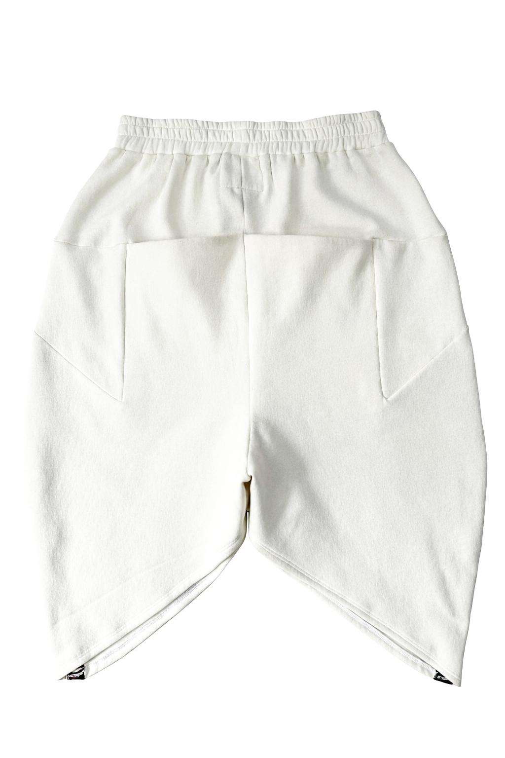 WHITE TWISTED SHORTS