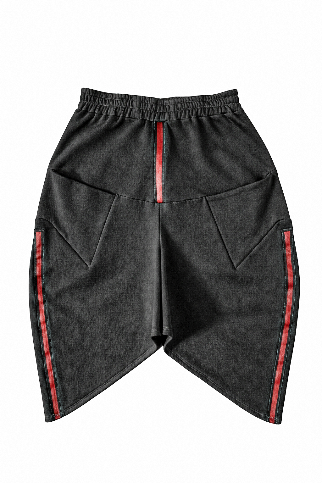 BLACK TWISTED SHORTS