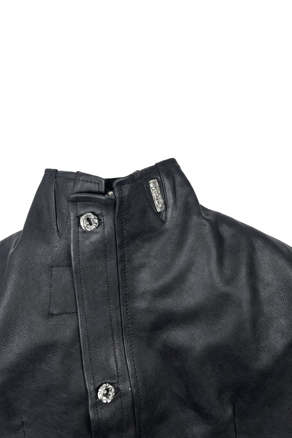 BLACK TAILORED COLAR JACKET