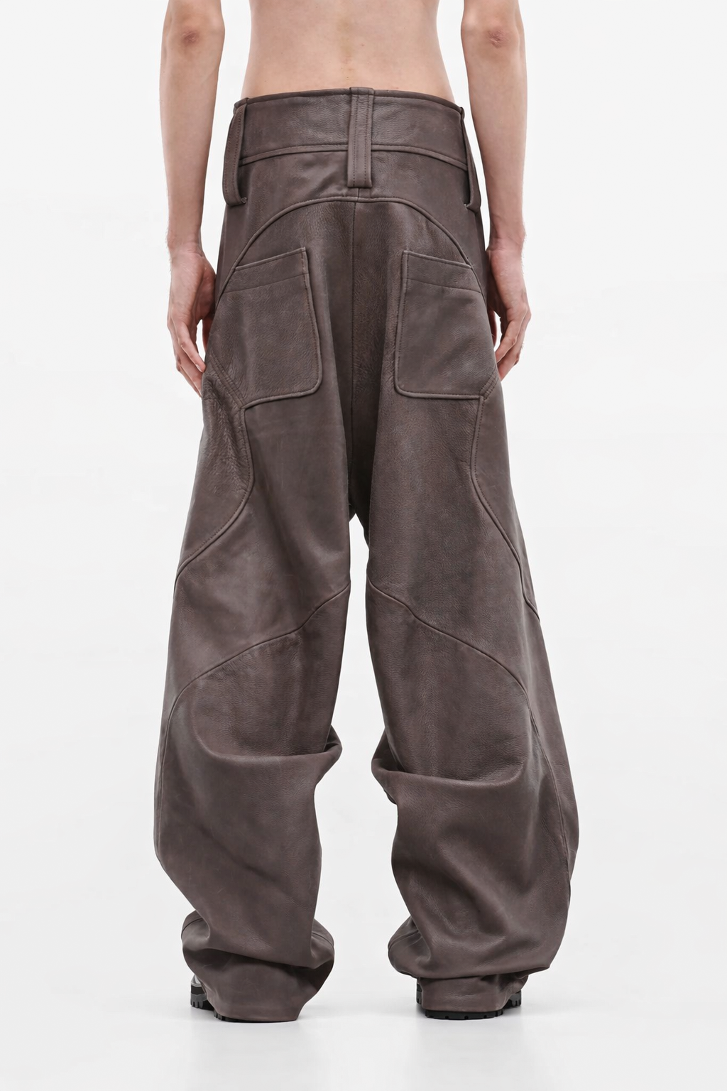DARK BEIGE REVERSED BAGGY