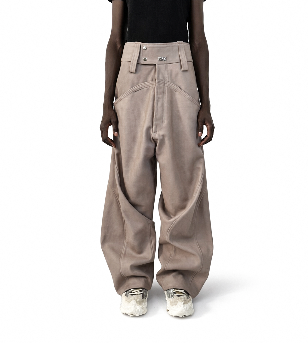 LIGHT BEIGE REVERSED BAGGY
