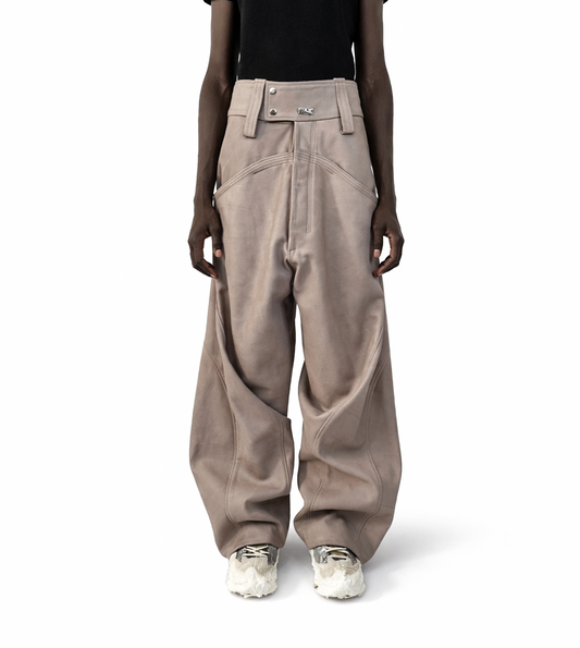 LIGHT BEIGE REVERSED BAGGY