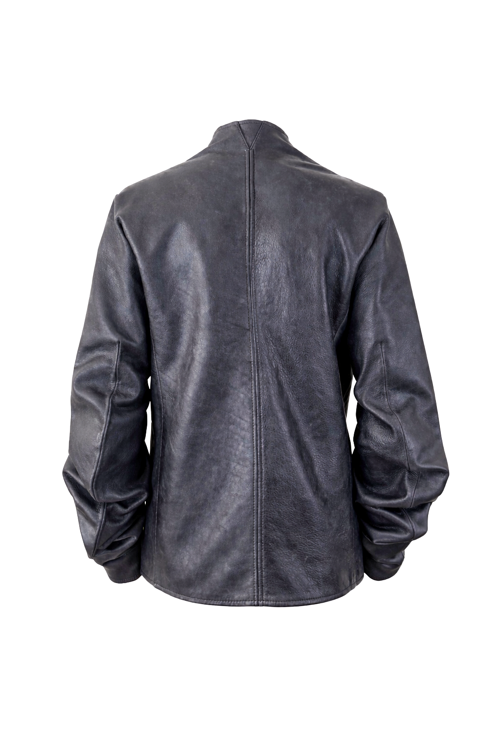 BLACK TAILORED COLAR JACKET