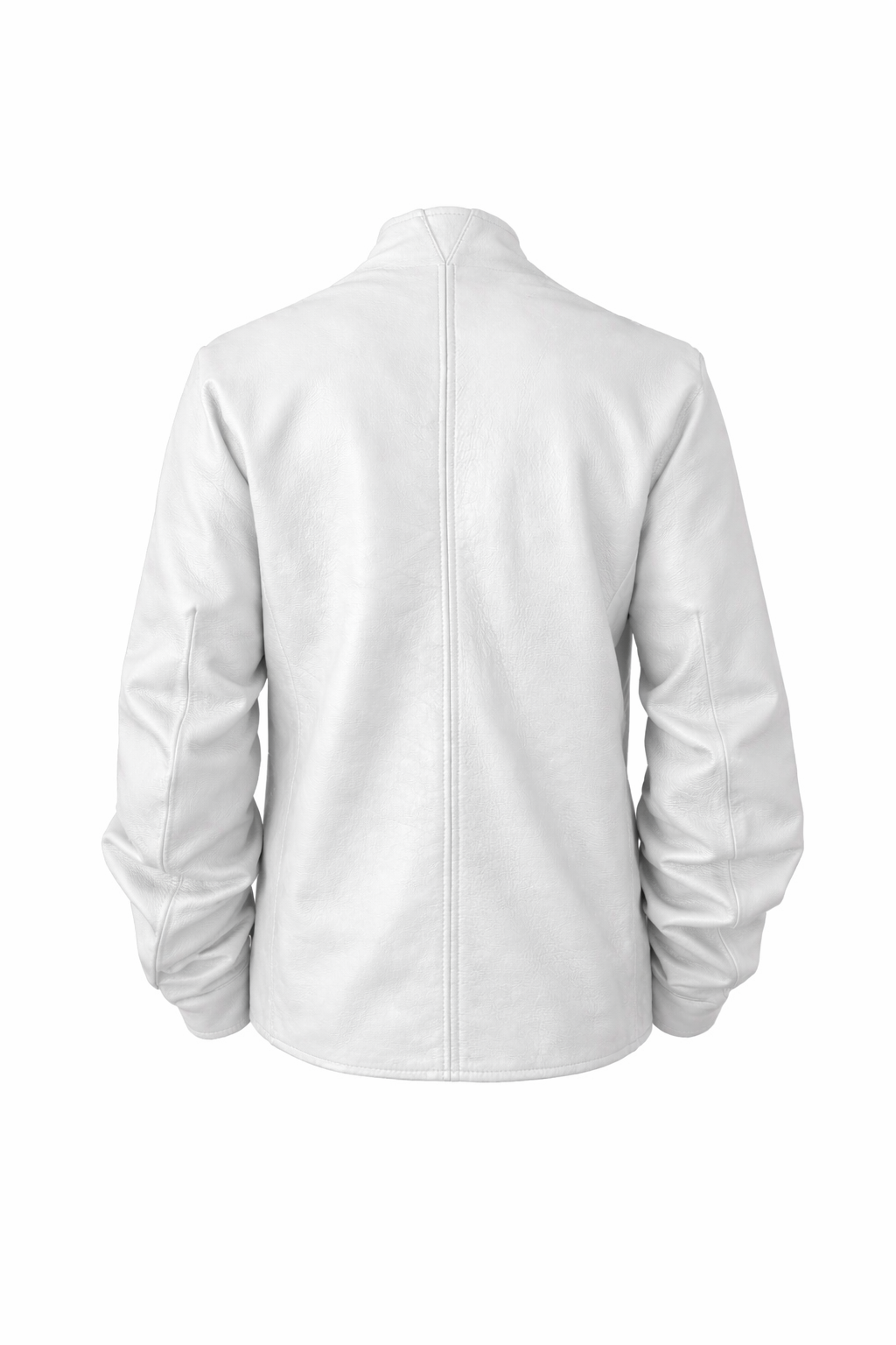WHITE TAILORED COLAR JACKET