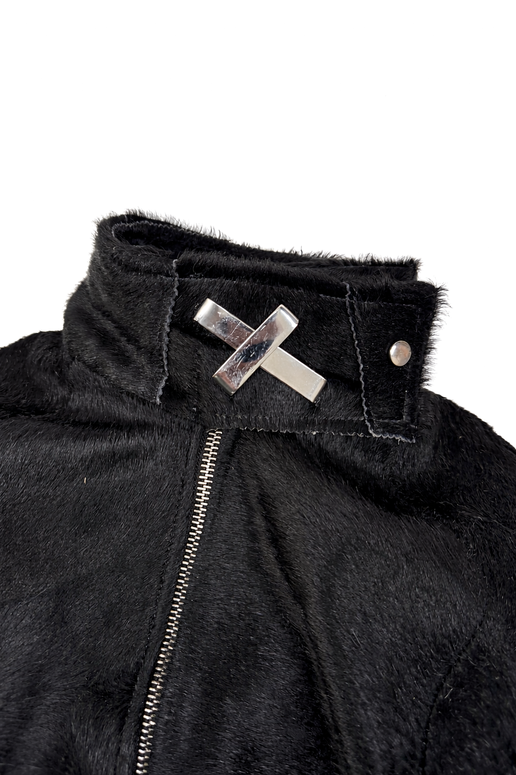 HAIRY BOMBER JACKET
