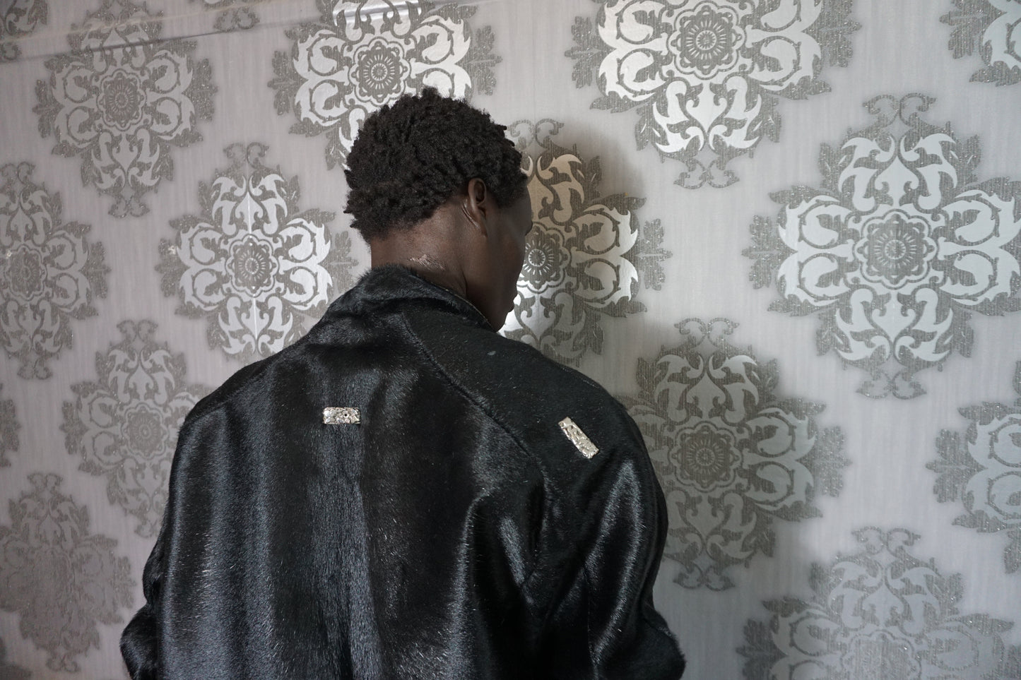 HAIRY BOMBER JACKET