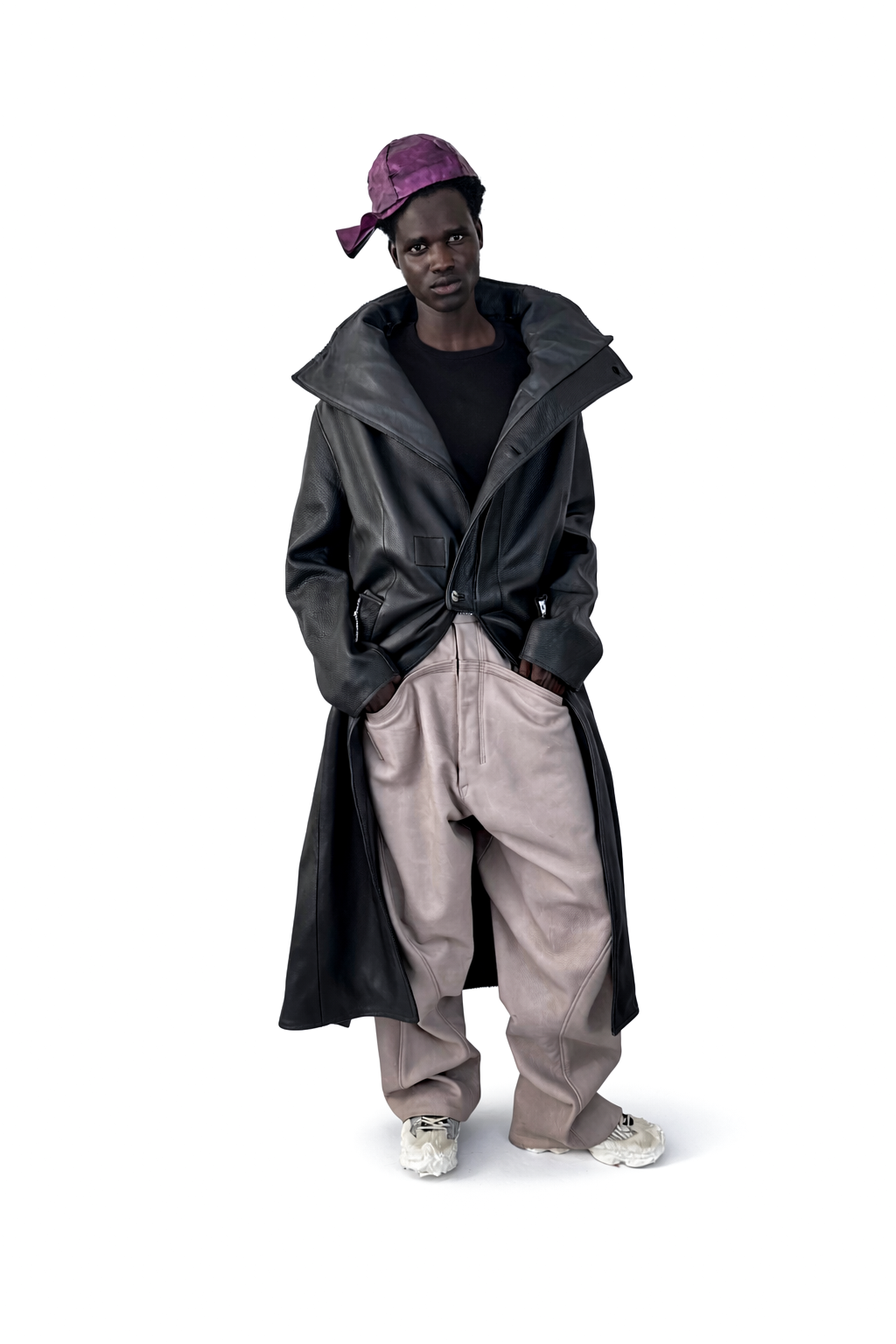 BLACK COLAR COAT