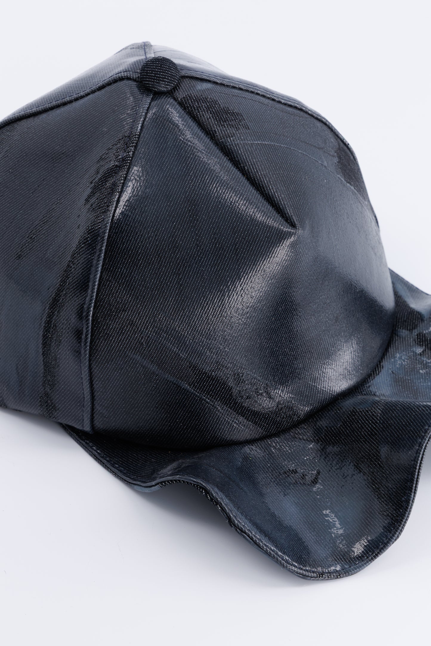 Blue Denim Waxed Twisted Cap
