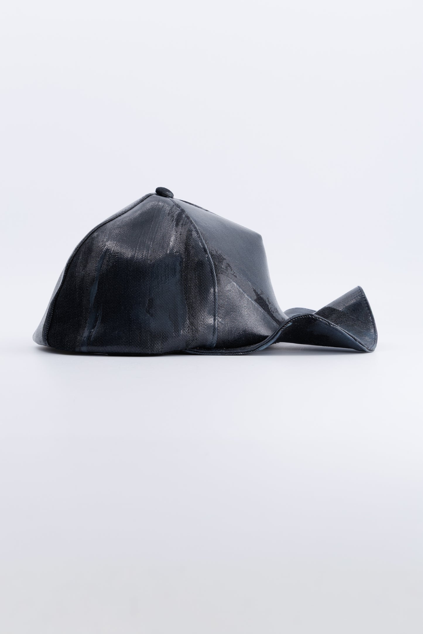 Blue Denim Waxed Twisted Cap