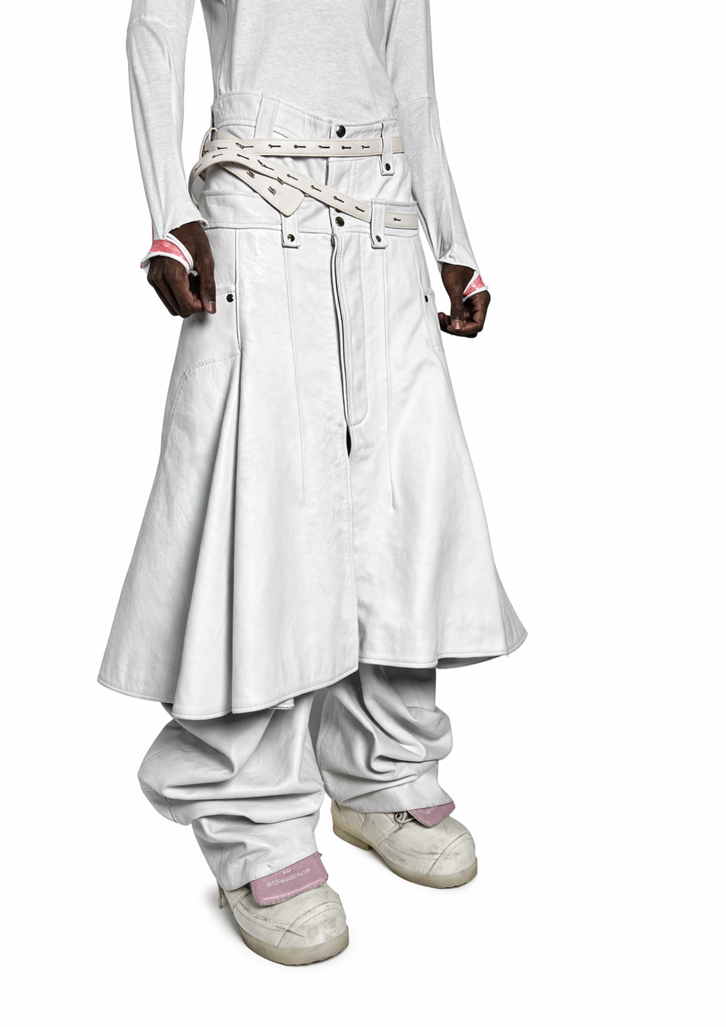 WHITE SIRWAL W SKIRT