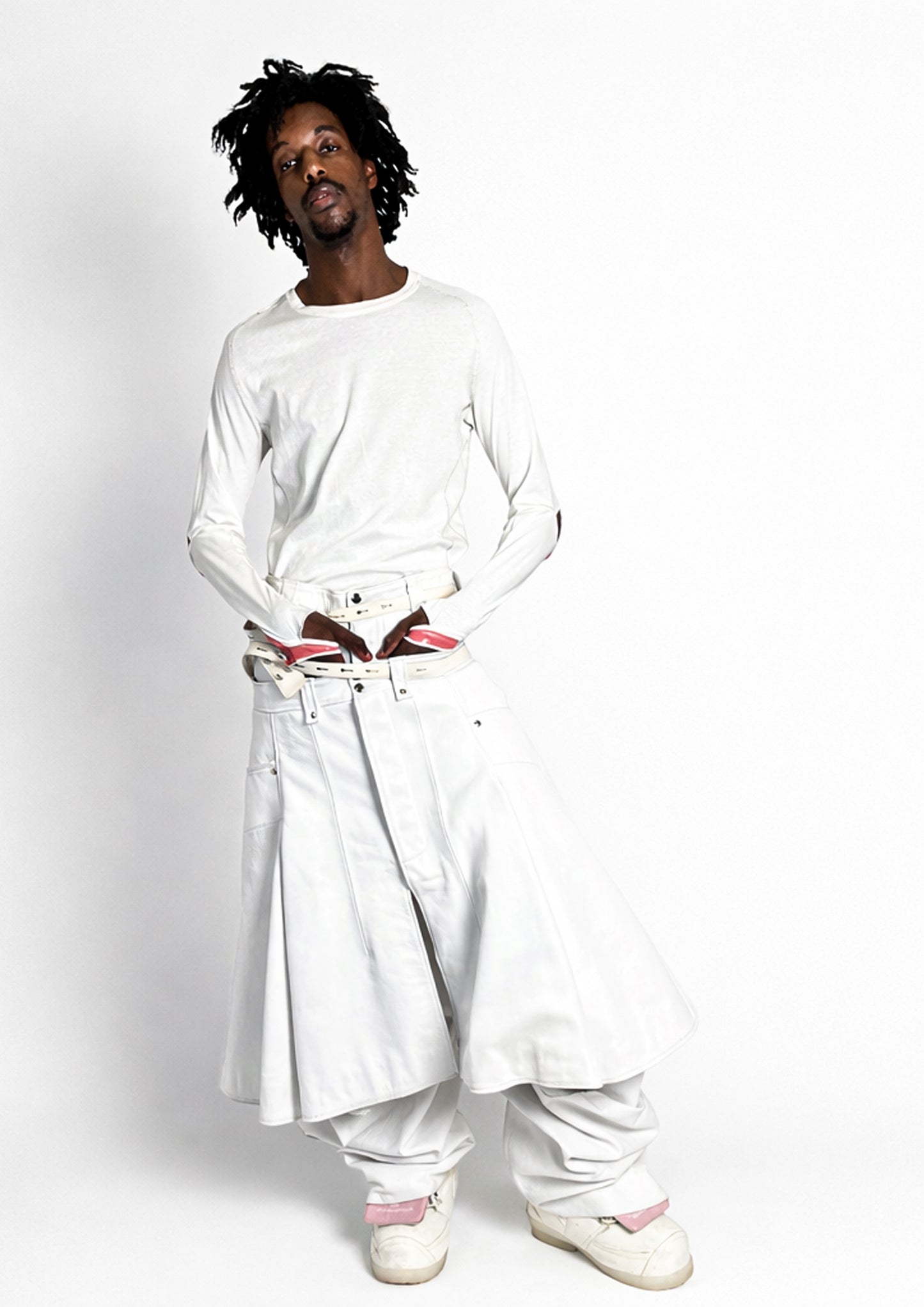 WHITE SIRWAL W SKIRT